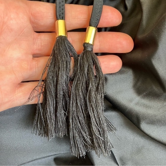 NWT J.Crew Draped Blouson One Piece Swimsuit Strapless Black Plus Size Sz 22 - Picture 16 of 16